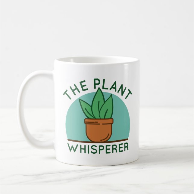 The Plant Whisperer Coffee Mug (Left)