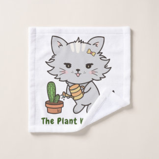 The Plant Whisperer Persian Cat Wash Towel