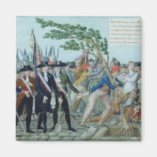 The Planting of a Tree of Liberty, c.1789 Magnet