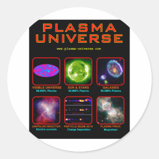 The Plasma Universe Classic Round Sticker