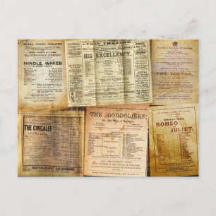 The Playbills Postcard