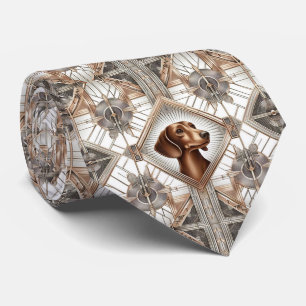 The Playful Dog Lover Dachshund Dog Daddy Tie