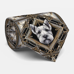 The Playful Dog Lover Scottish Terrier Dog Daddy Tie