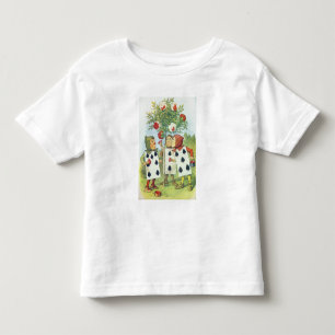 The Playing Cards Painting the Rose Bush Toddler T-Shirt