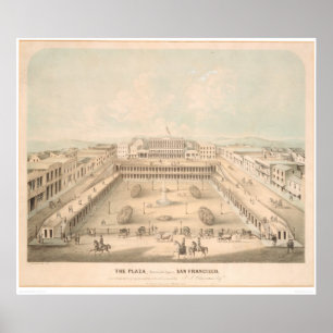 The Plaza, Portsmouth Square, S.F. (1335A) Poster