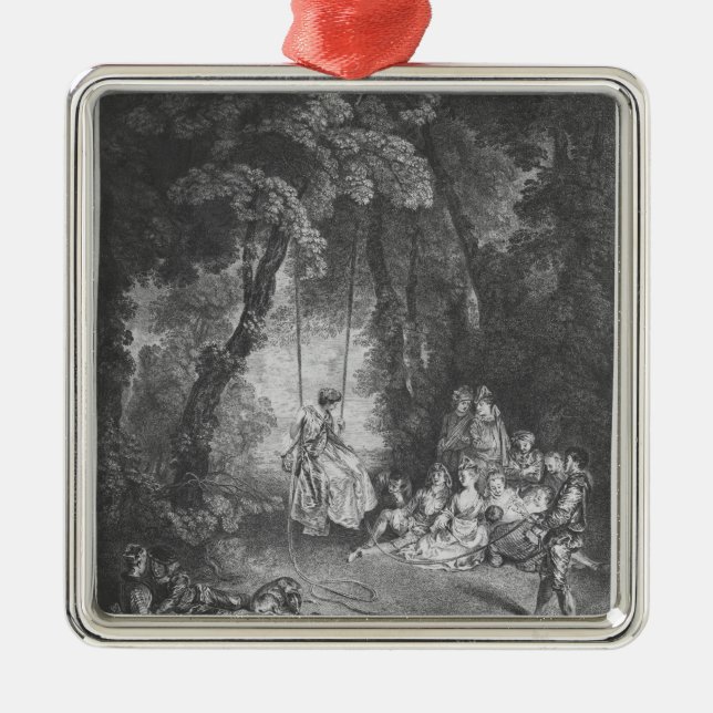 The pleasures of summer metal ornament (Front)