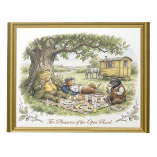 The Pleasures of the Open Road Wind in the Willows Notepad