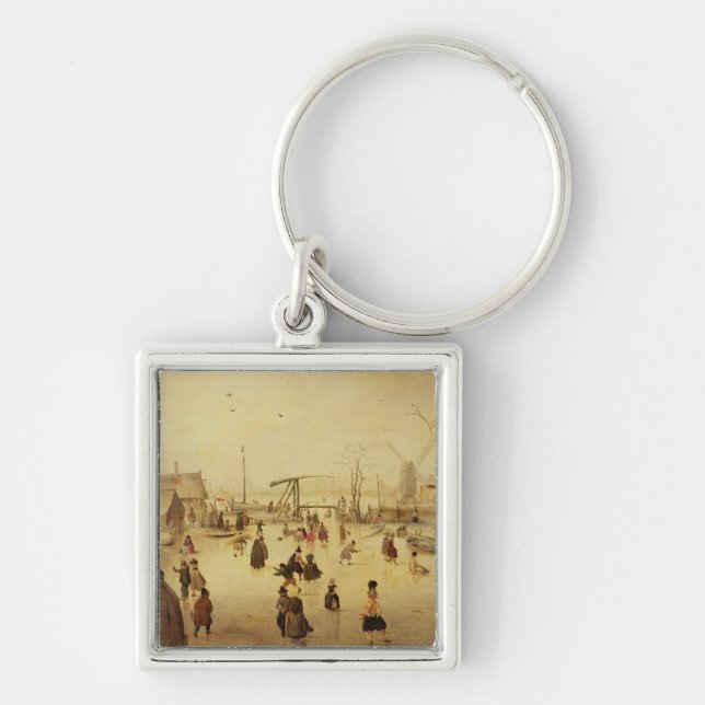 The Pleasures of Winter Key Ring (Front)