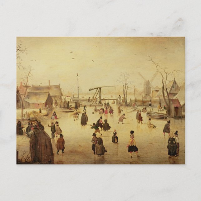 The Pleasures of Winter Postcard (Front)