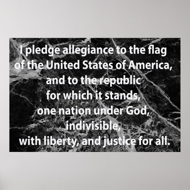 The Pledge of Allegiance Poster (Front)