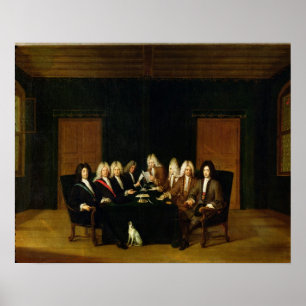 The Plenipotentiaries at the Congress of Baden Poster