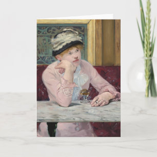 The Plum by Manet Impressionist Painting Card
