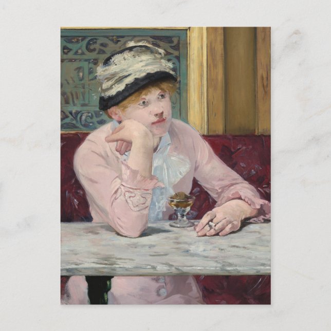 The Plum by Manet Impressionist Painting Postcard (Front)