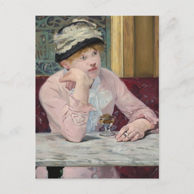 The Plum by Manet Impressionist Painting Postcard (Front)