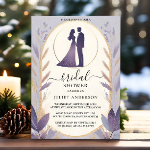 The Plum Fall Summer Lavender Sage Bridal Shower Invitation
