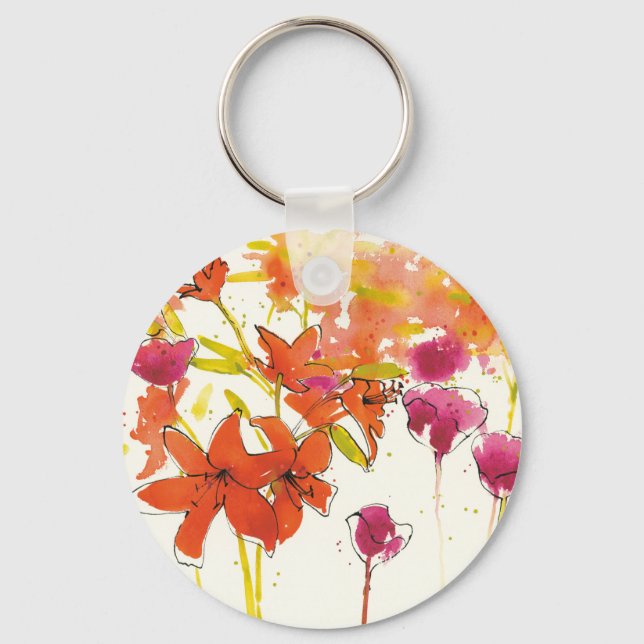 The Plum of Patty Key Ring (Front)