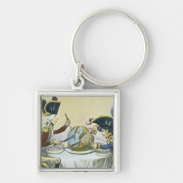 The Plum Pudding in Danger, 1805 Key Ring (Front)