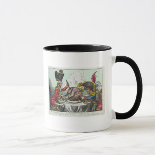 The Plum Pudding in Danger, 1805 Mug