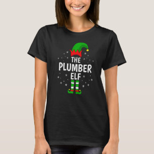 The Plumber Elf Xmas Matching Family Funny Christm T-Shirt