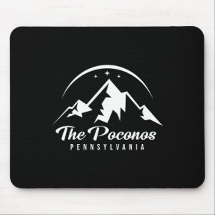 The Poconos Pennsylvania Ski Resort Skiing Snowboa Mouse Pad
