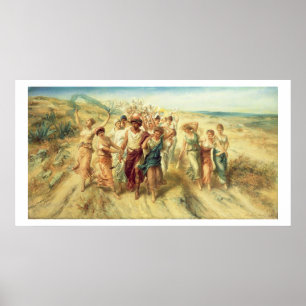 The Poet Anacreon (570-485 BC) with his Muses, 189 Poster