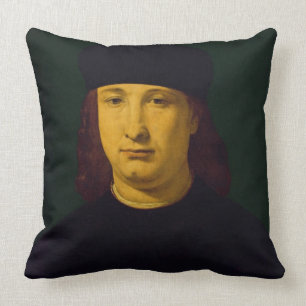 The Poet Casio, c.1495-1500 (oil on panel) Cushion