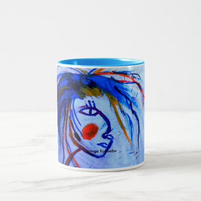 the poet Two-Tone coffee mug (Center)