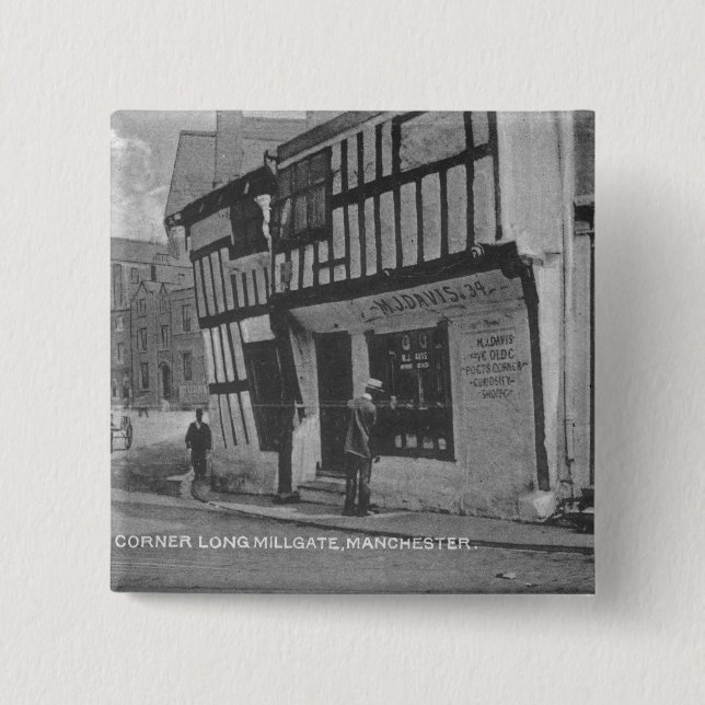 The Poet's Corner 15 Cm Square Badge (Front)