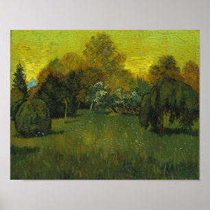The Poet's Garden Van Gogh Fine Art Poster