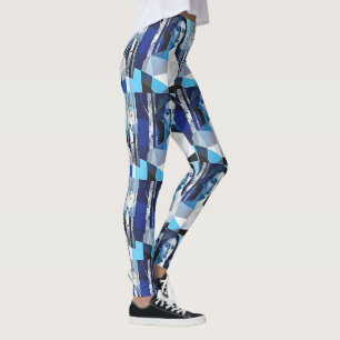 The Poise of “Caelith” – An Abstract Portrait Leggings