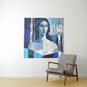 The Poise of “Caelith” – An Abstract Portrait Tapestry