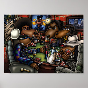 The Poker Dogs Poster