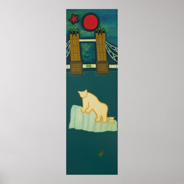 The Polar Bear and his cub visit London 2009 Poster (Front)