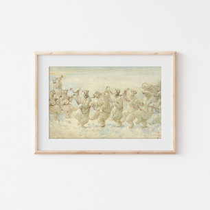 The Polar Bear Dance Frederick Stuart Church Poster