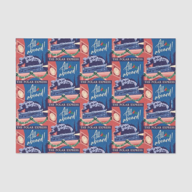 The Polar Express - All Aboard! Tissue Paper (Front)