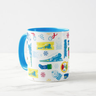 The Polar Express   Christmas Icon Pattern Mug