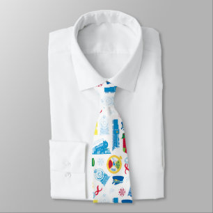 The Polar Express   Christmas Icon Pattern Tie