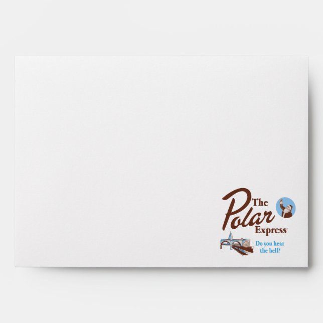 The Polar Express | "Do You Hear The Bell" Retro Envelope (Front)