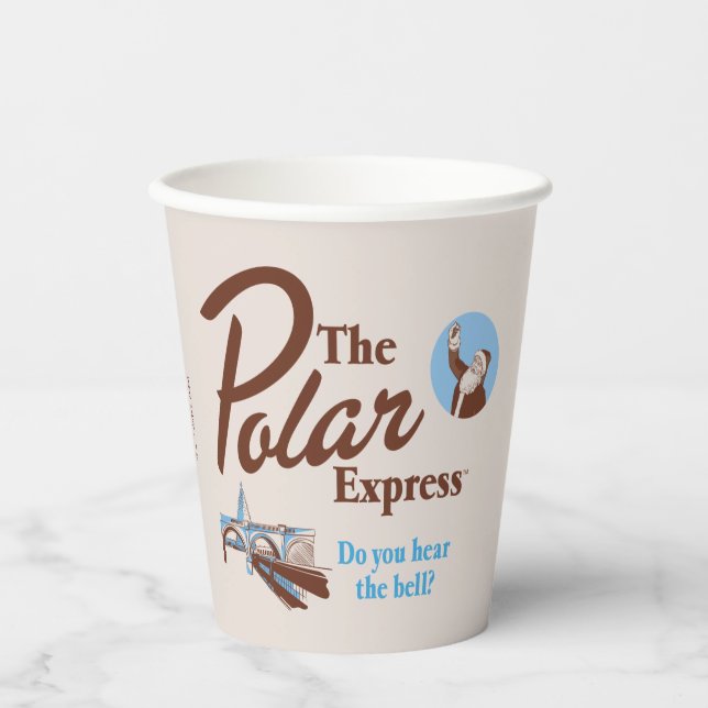 The Polar Express | "Do You Hear The Bell" Retro Paper Cups (Front)