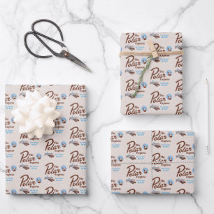 The Polar Express   "Do You Hear The Bell" Retro Wrapping Paper Sheet