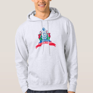 The Polar Express   Elves Standing By Train Hoodie