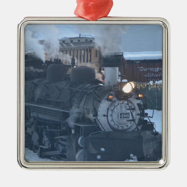 The Polar Express Engine Metal Tree Decoration (Front)