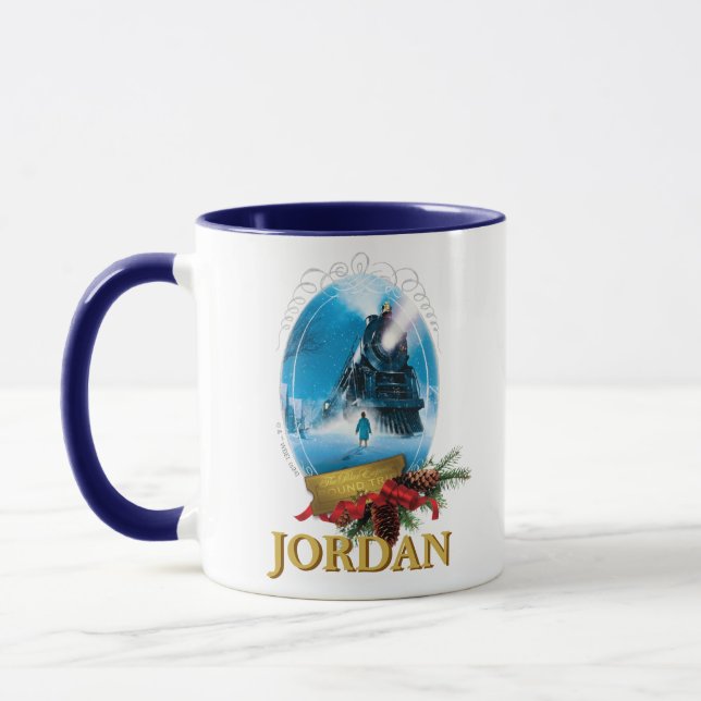 The Polar Express | Holiday Framed Train Arrival Mug (Left)
