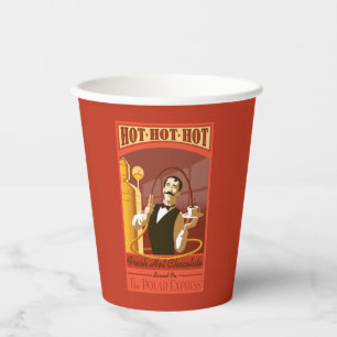 The Polar Express Hot Chocolate Vintage Art Paper Cups