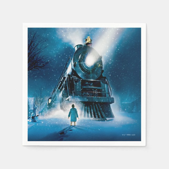 The Polar Express Pajama Napkin (Front)