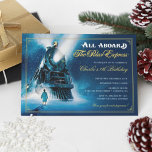 The Polar Express Pajama Slumber Party Invitation<br><div class="desc">Invite all your friends to your child's Birthday with these beautiful Polar Express Birthday invitations. Personalize by adding all your party details!</div>