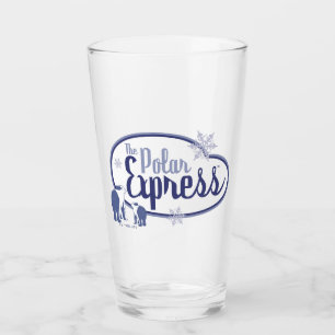 The Polar Express   Polar Bears Retro Graphic Glass