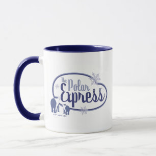 The Polar Express   Polar Bears Retro Graphic Mug