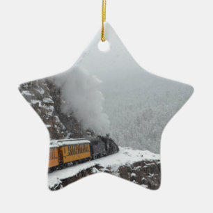 The Polar Express Rounds the Bend Ceramic Tree Decoration