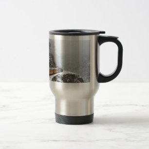The Polar Express Rounds the Bend Travel Mug